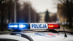 Bus z pomocą dla ofiar przestępstw przy Handlowej