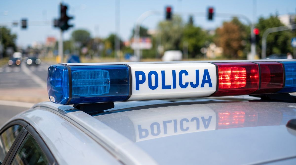 Motocyklista na jednym kole ukarany mandatem i stracił prawo jazdy